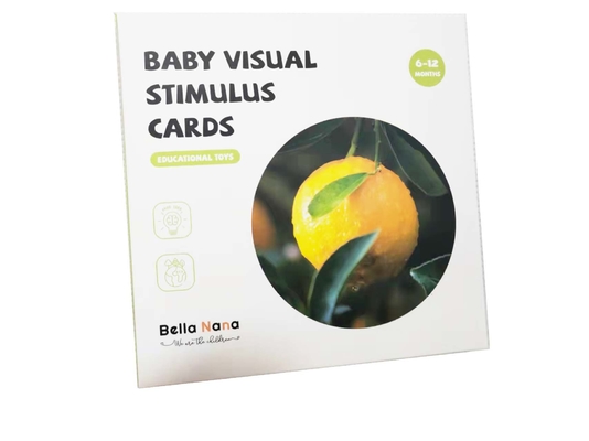 Cutomized ทารกแรกเกิดภาพกระตุ้นการ์ดสัตว์พืช Flashcards สำหรับ 6-12 เดือน