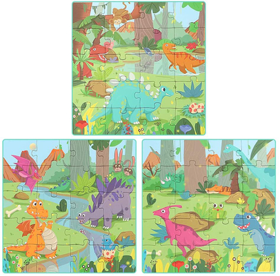 ของเล่นเพื่อการศึกษาสำหรับเด็ก Custom Magnetic Jigsaw Puzzles หนังสือรวมสำหรับอายุ 4-8 ปี