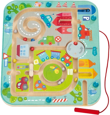 Kids Magnetic Puzzle Maze Board พร้อมปากกา ของเล่นพัฒนาสมองสำหรับเด็กอายุ 2 ปี
