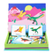 Kids Magnetic Jigsaw Puzzle Dinosaur Book Play Box ของเล่นสำหรับโรงเรียนอนุบาล