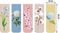 10pcs Matte Floral Magnetic Bookmark คลิปสำหรับนักเรียนอ่านหนังสือ