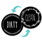 แม่เหล็กส่วนบุคคล Circle Dirty Dishwasher Clean Sign Target