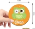 OEM Animal Owl แม่เหล็กทำความสะอาดป้ายสติกเกอร์พลิกสกปรกสติกเกอร์ล้างจาน Clean Dirty