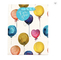 ถุงช้อปปิ้งกระดาษขนาด 25x15x35 ซม. ที่กำหนดเองพร้อมที่จับ Ballon Patterns สีสันสดใส
